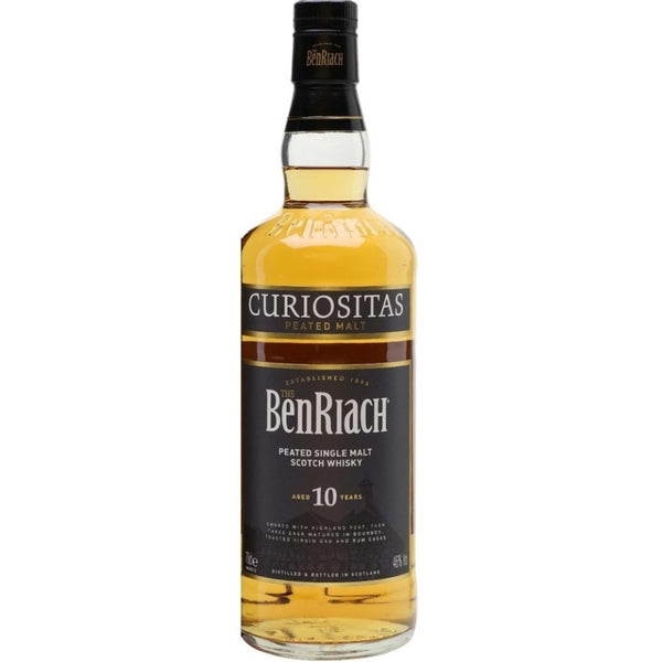 Benriach Curiositas Peated Malt Aged 10 Years - Flask Fine Wine & Whisky