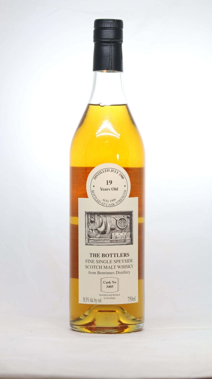 Benrinnes The Bottlers 1980 Single Speyside Scotch Malt Whisky 19 year Cask No. 3405 - Flask Fine Wine & Whisky