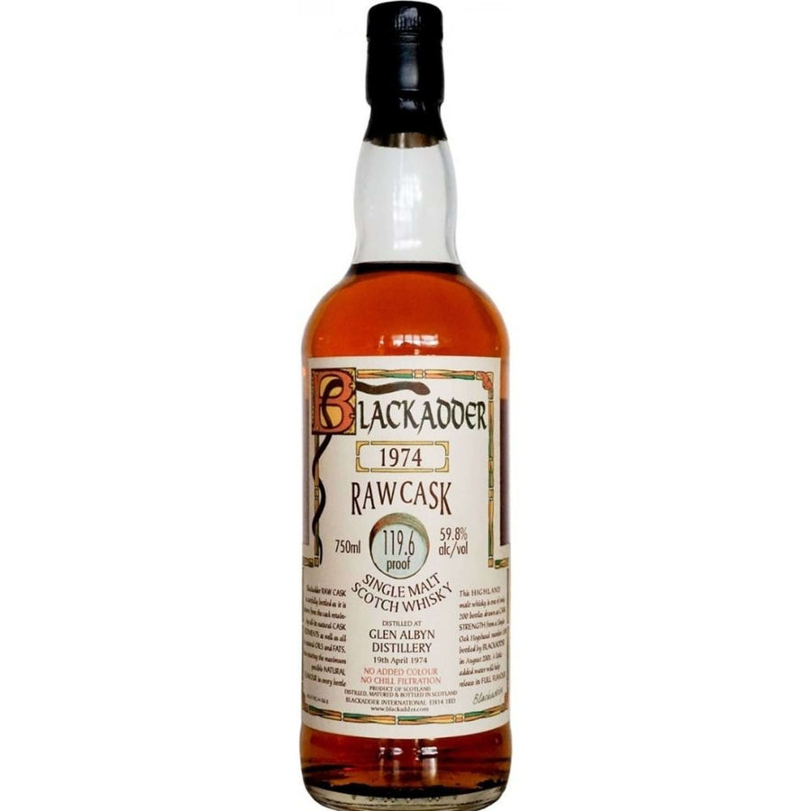 Blackadder Glen Albyn 1974 27 Year Old Cask Strength 59.8% Cask # 1598 - Flask Fine Wine & Whisky