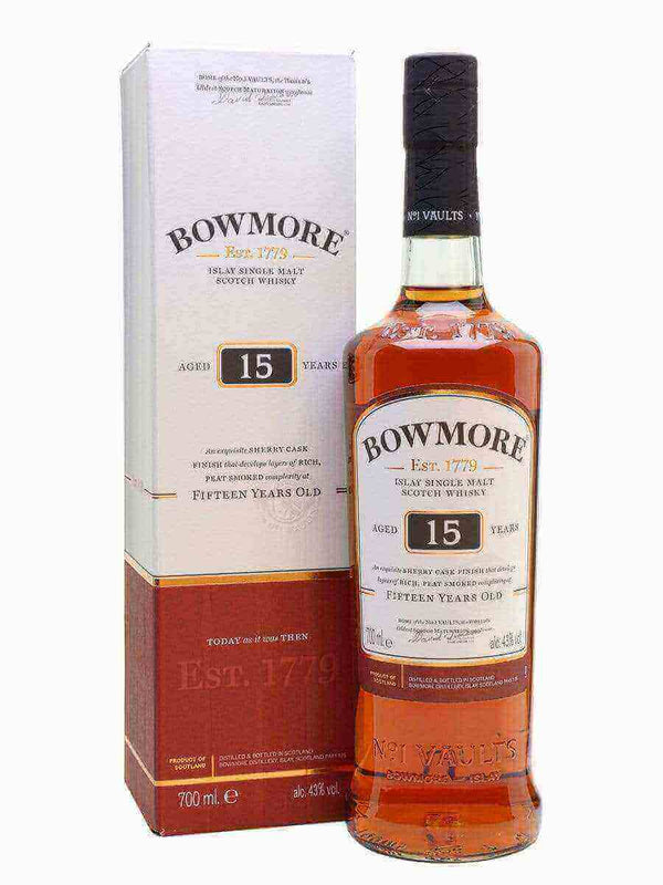 Bowmore 15 Year Darkest Sherry Cask Finished Single Malt - Flask Fine Wine & Whisky