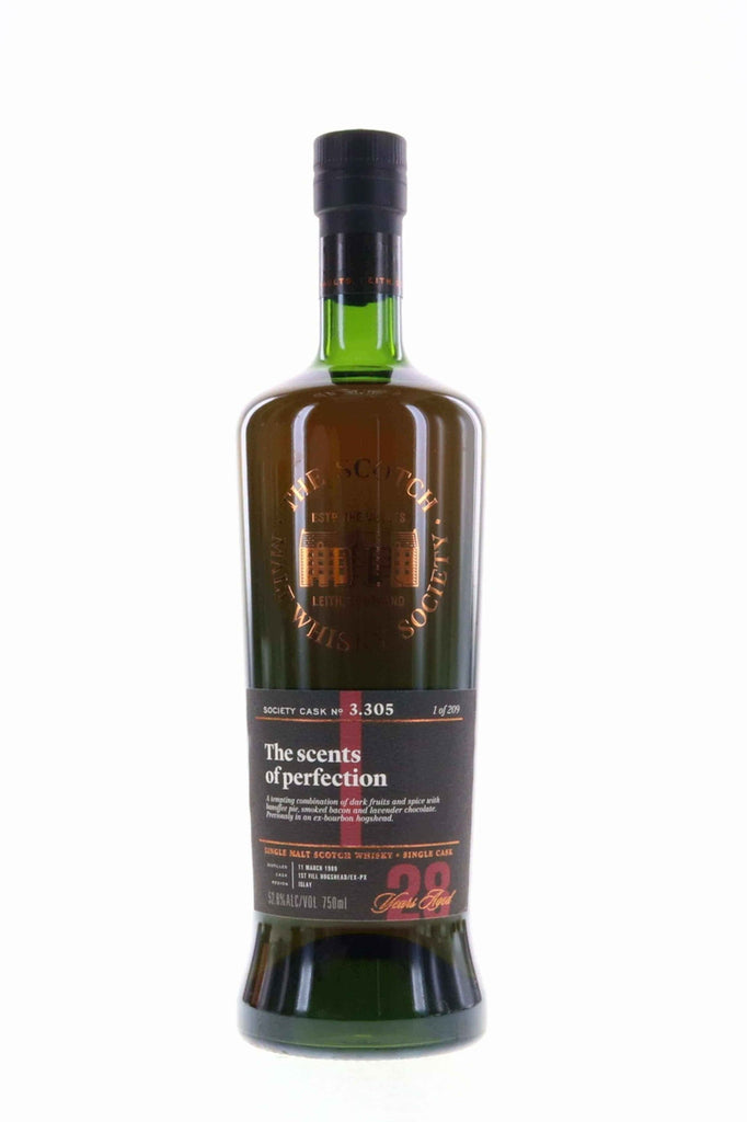 Bowmore 1989 SMWS 28 Year Old 3.305 Scents of Perfection 1st Fill Hogshead  750ml - Flask Fine Wine & Whisky
