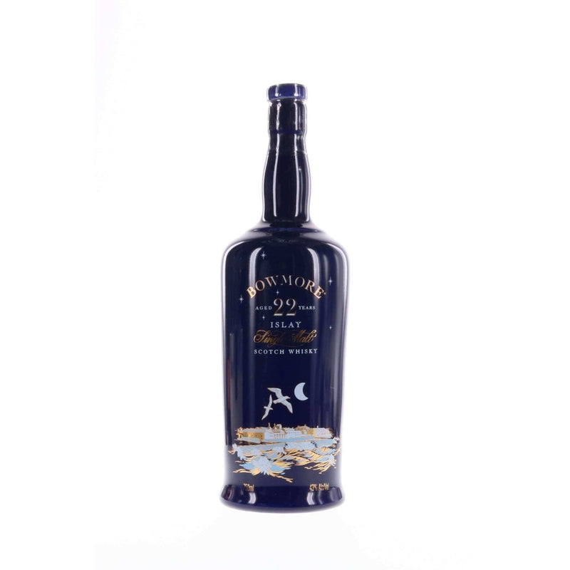 Bowmore 22 Year Old Ceramic The Gulls / Moonlight 750ml - Flask Fine Wine & Whisky