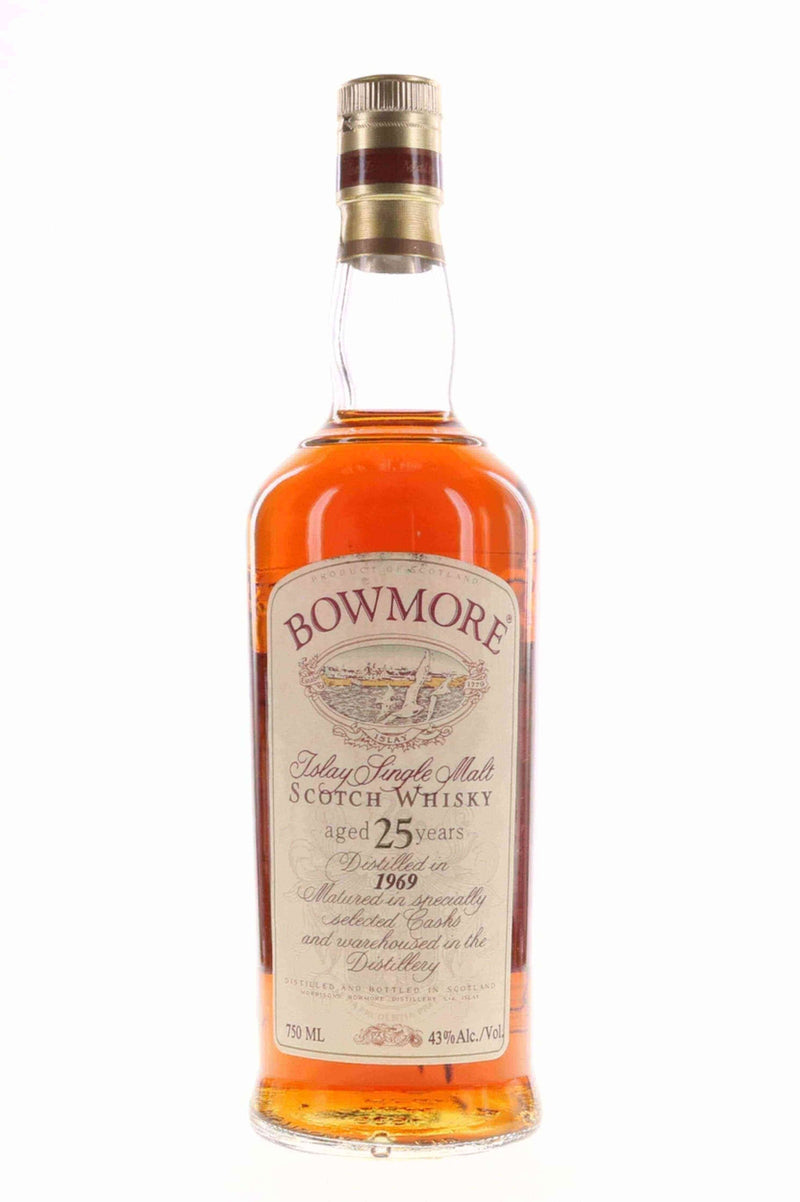 Bowmore 25 Year Old 1969 Distillery Bottled 750ml - Flask Fine Wine & Whisky