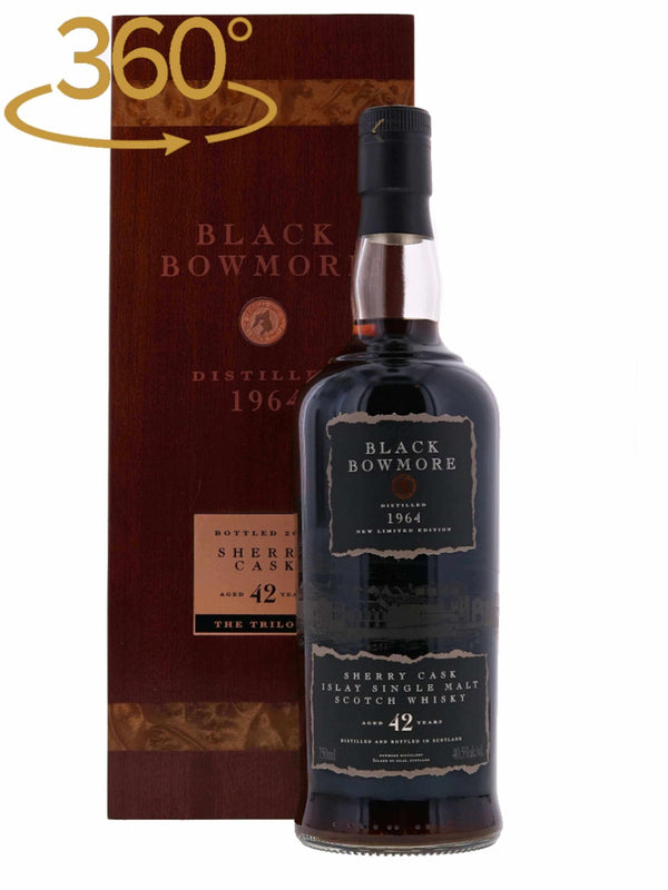 Bowmore Black Bowmore 1964 42 Year Old The Trilogy - Flask Fine Wine & Whisky