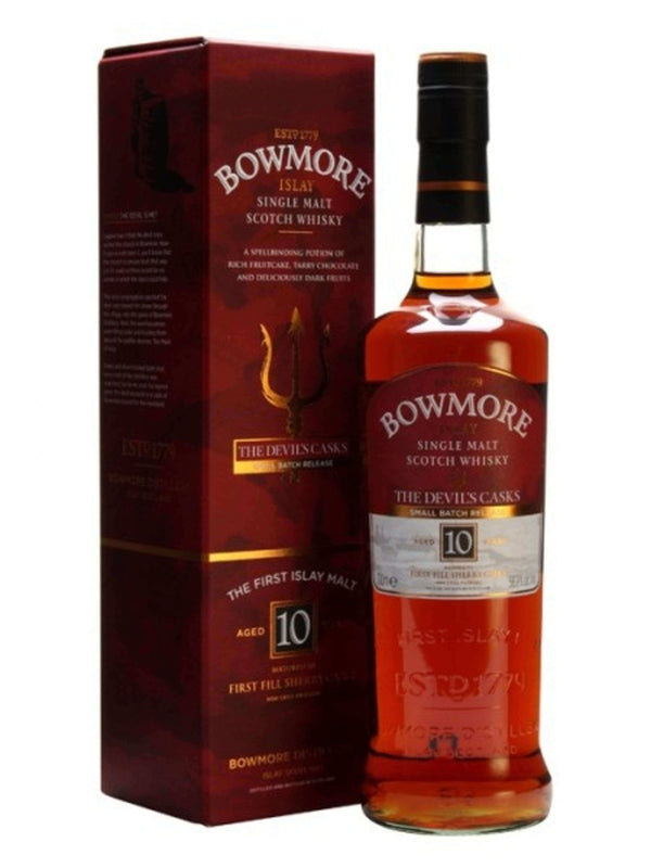 Bowmore The Devils Casks Small Batch Batch 1 10 year old - Flask Fine Wine & Whisky