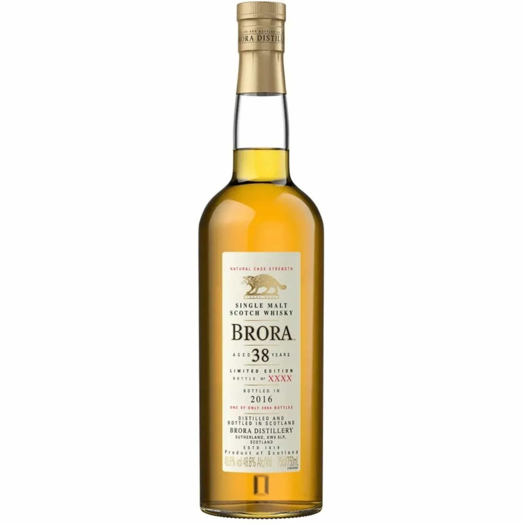 Brora Limited Edition 38 Year Old  Cask Strength 2016 Release - Flask Fine Wine & Whisky