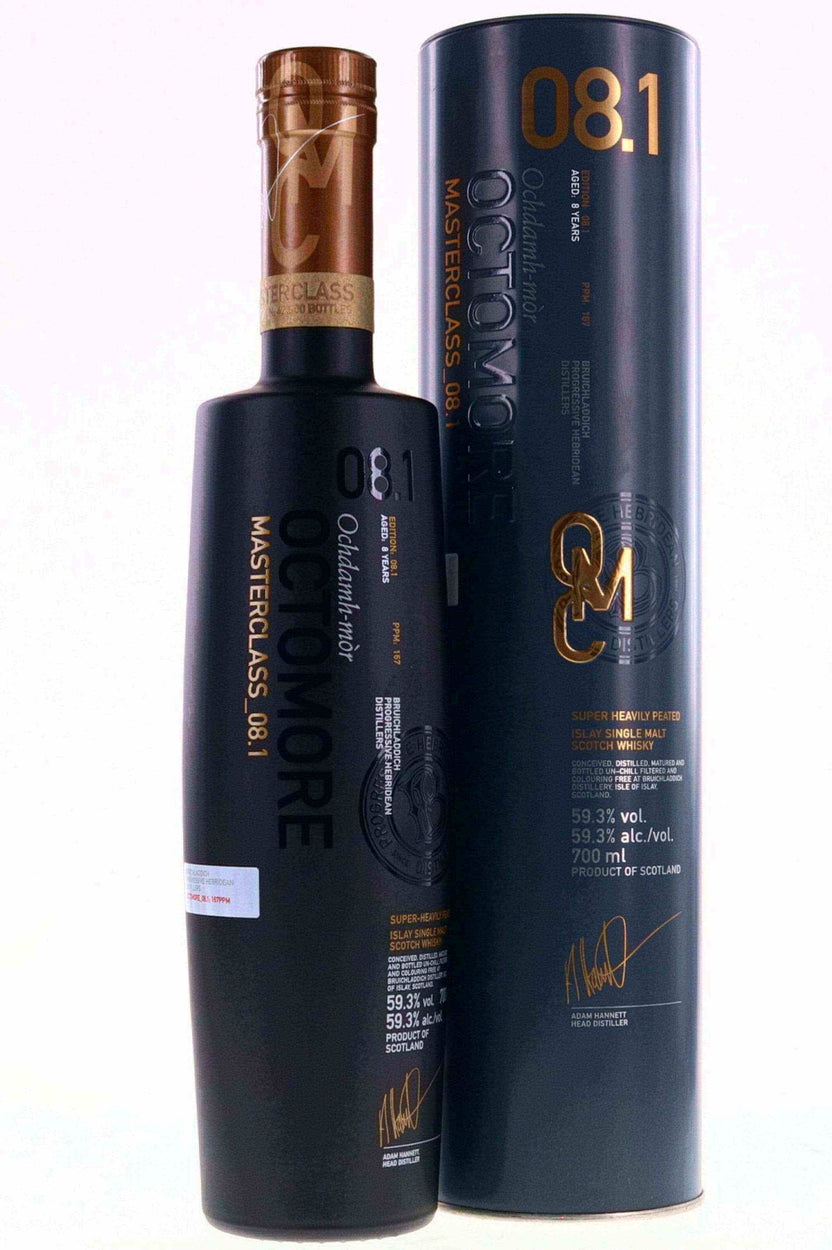 Bruichladdich Octomore 8.1 Masterclass Single Malt Whisky - Flask Fine Wine & Whisky