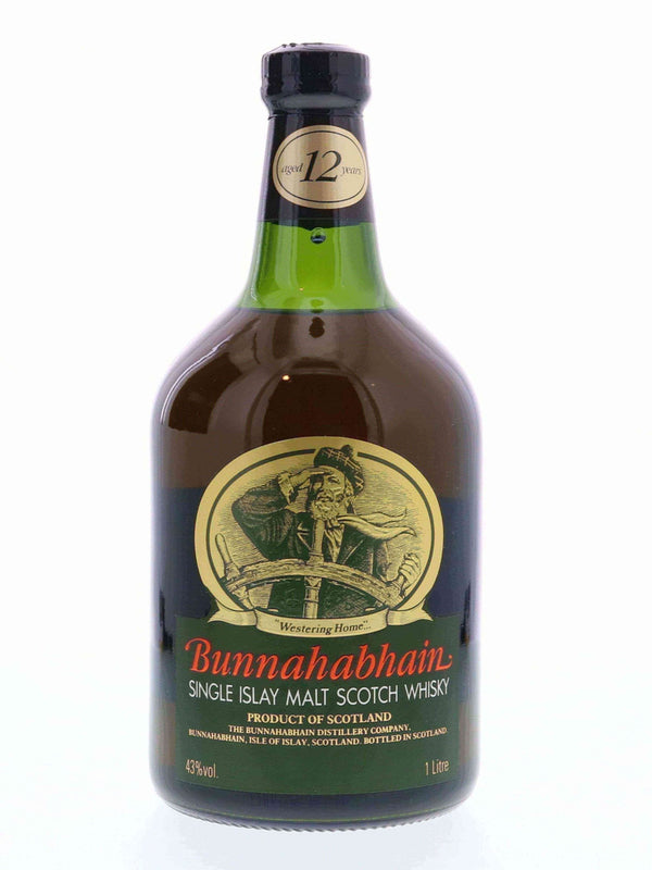 Bunnahabhain Single Islay Malt Scotch 12 Year Old Bottle 1 Liter - Flask Fine Wine & Whisky