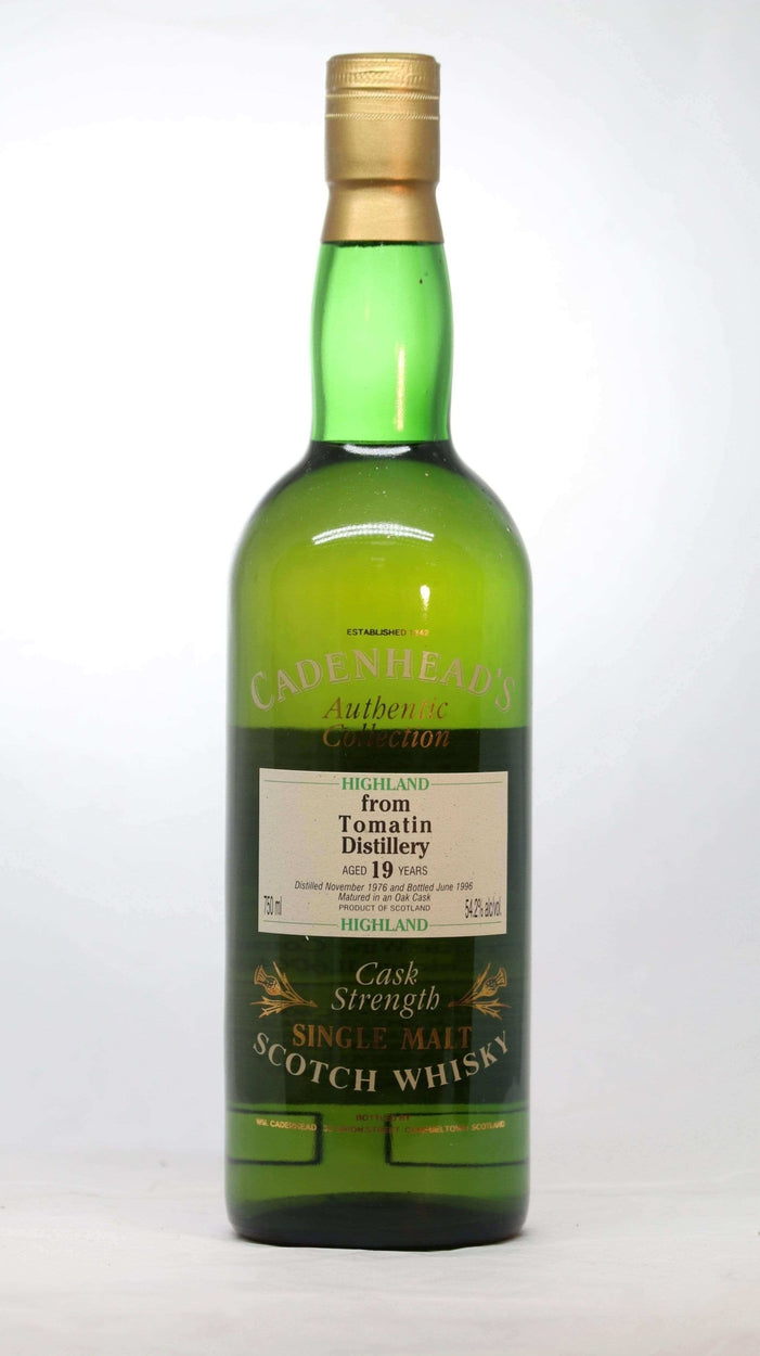 Cadenheads Authentic Collection 1976 Tomatin Aged 19 years Cask Strength 108.4 Proof - Flask Fine Wine & Whisky