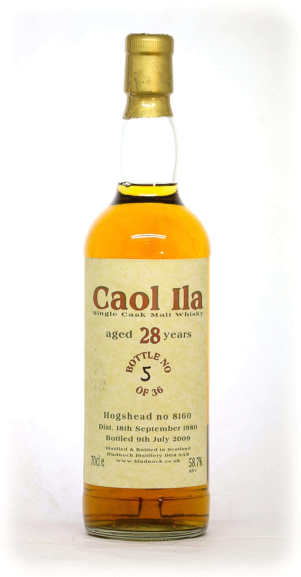 Caol Ila 28 Year Bladnoch 1980 Cask Strength Bottle #5 of 36 - Flask Fine Wine & Whisky