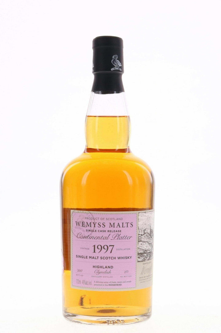 Clynelish 1997 Single Malt Continental Platter Bottled by Wemyss Malts - Flask Fine Wine & Whisky