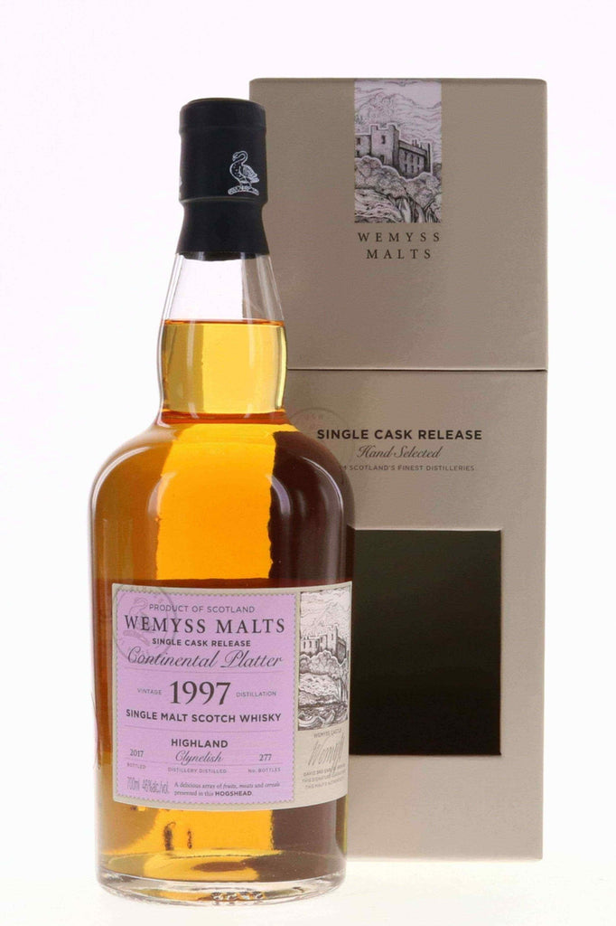 Clynelish 1997 Single Malt Continental Platter Bottled by Wemyss Malts - Flask Fine Wine & Whisky