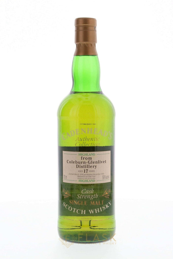 Coleburn 1978 Cadenhead's 17 Year Old 59.9% - Flask Fine Wine & Whisky