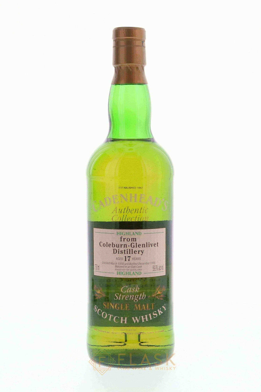 Coleburn 1978 Cadenhead's 17 Year Old 59.9% - Flask Fine Wine & Whisky