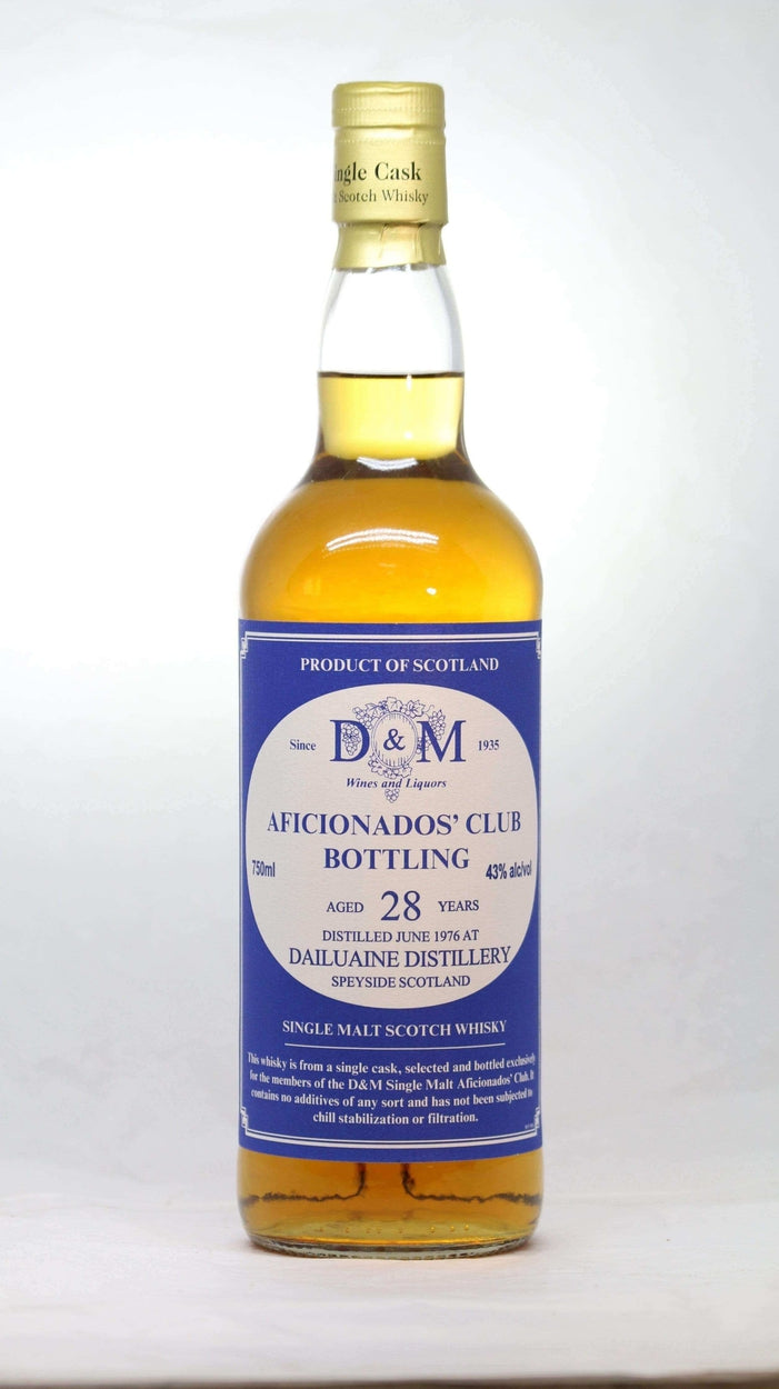 Dailuaine 1976 28 year Single Malt Aficionados Club Single Cask - Flask Fine Wine & Whisky