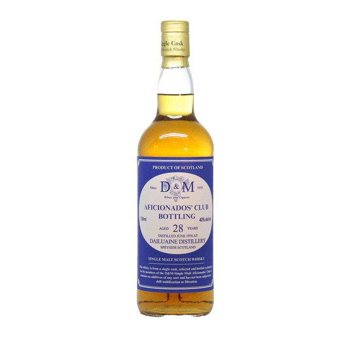 Dailuaine 1976 28 year Single Malt Aficionados Club Single Cask - Flask Fine Wine & Whisky