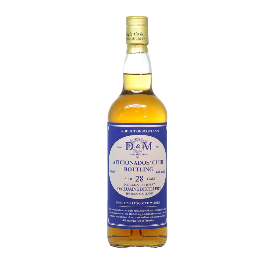 Dailuaine 1976 28 year Single Malt Aficionados Club Single Cask - Flask Fine Wine & Whisky