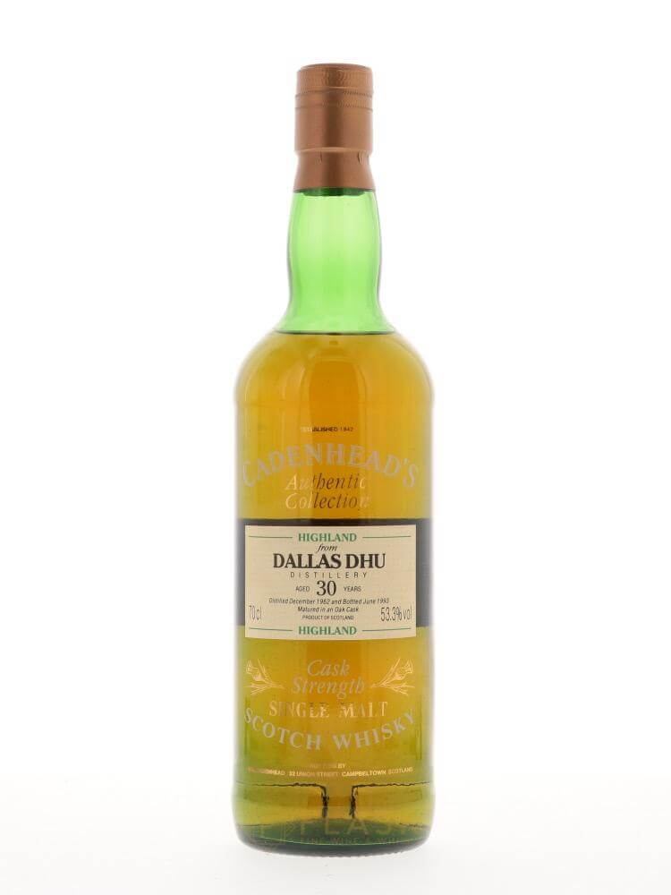 Dallas Dhu 1962 Cadenhead's 30 Year Old - Flask Fine Wine & Whisky