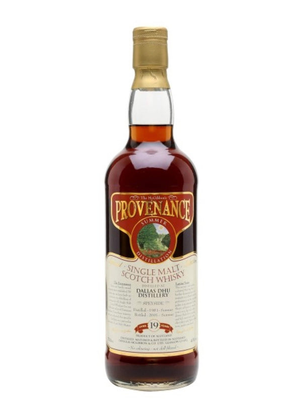 Dallas Dhu 1981 19 Year Old Provenance - Flask Fine Wine & Whisky