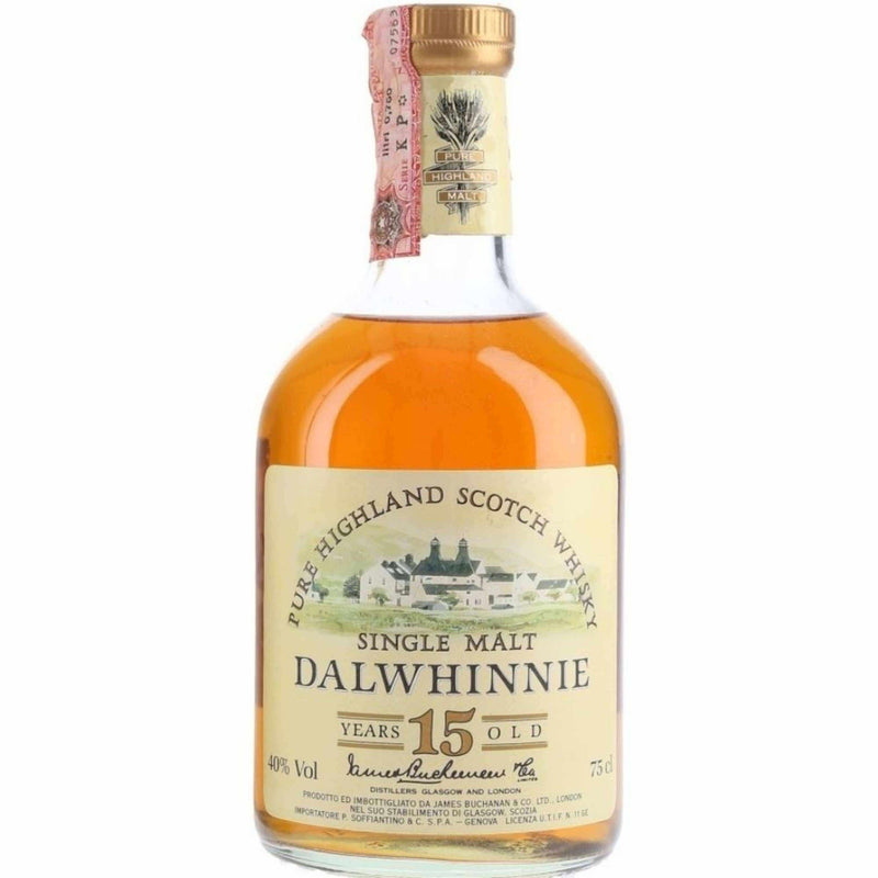 Dalwhinnie 15 Year Old 1980s James Buchanan & Co. - Flask Fine Wine & Whisky