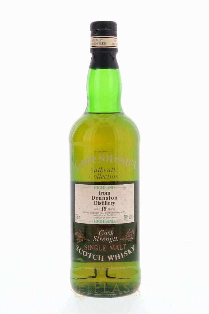 Deanston 1977 Cadenhead's Authentic Collection 19 Year Old Cask Strength - Flask Fine Wine & Whisky