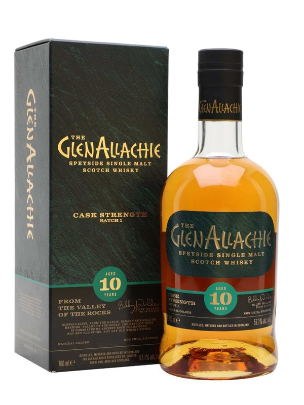 GlenAllachie 10 Year Old Cask Strength Batch #1 - Flask Fine Wine & Whisky