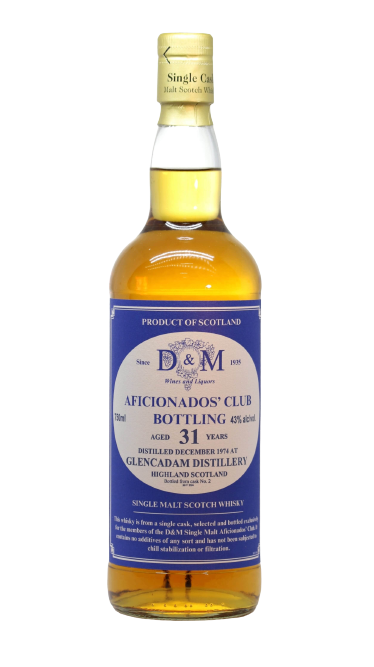 Glencadam 1974 31 year Cask No.2 Aficionados Club - Flask Fine Wine & Whisky