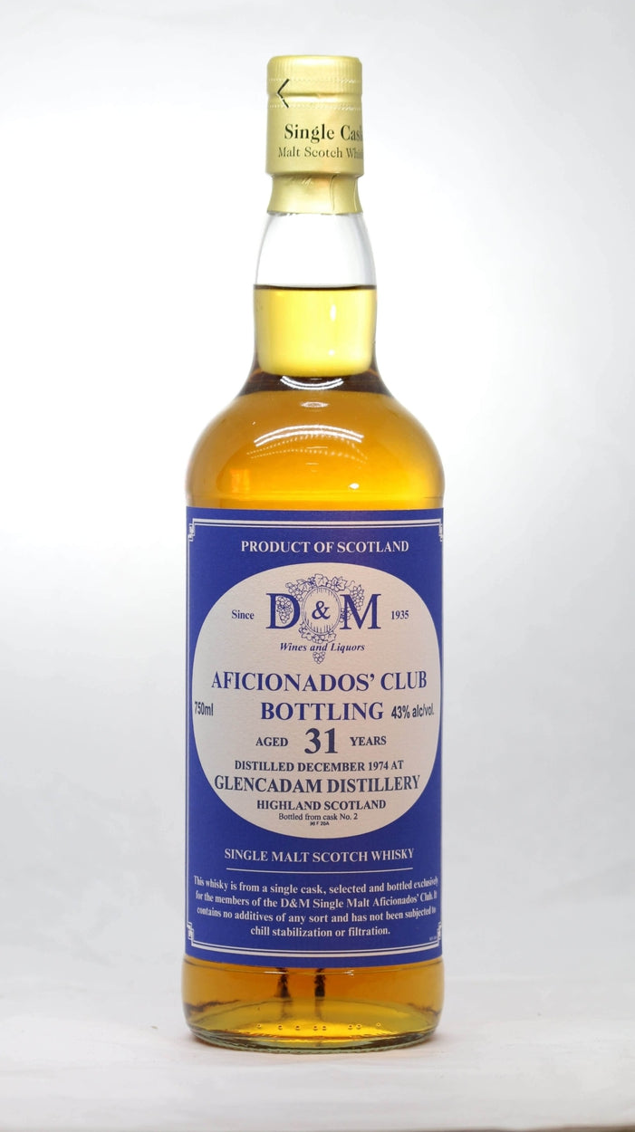 Glencadam 1974 31 year Cask No.2 Aficionados Club - Flask Fine Wine & Whisky