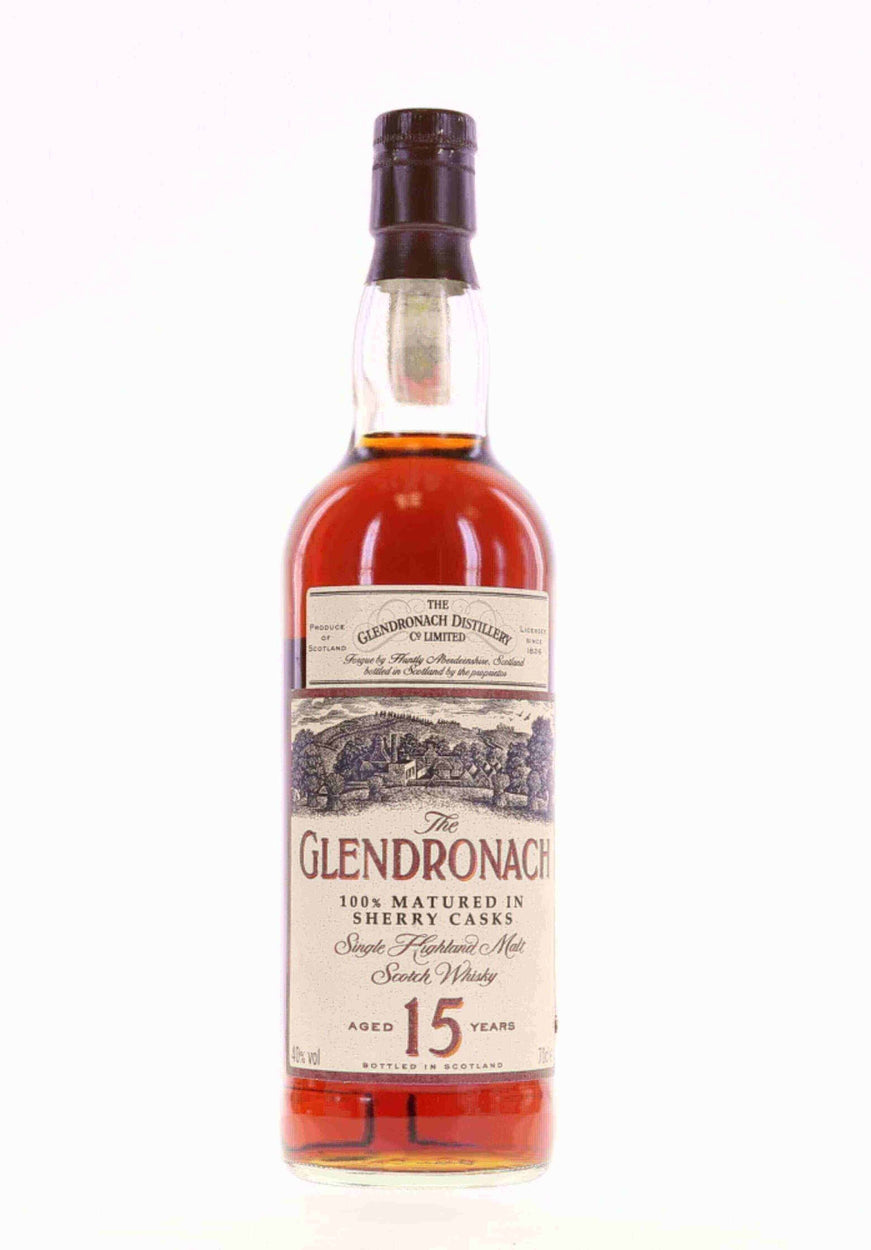 Glendronach 15 Year Old Sherry Casks 1990s Italian Import - Flask Fine Wine & Whisky