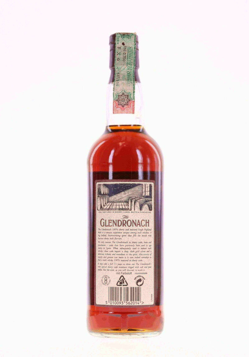 Glendronach 15 Year Old Sherry Casks 1990s Italian Import - Flask Fine Wine & Whisky