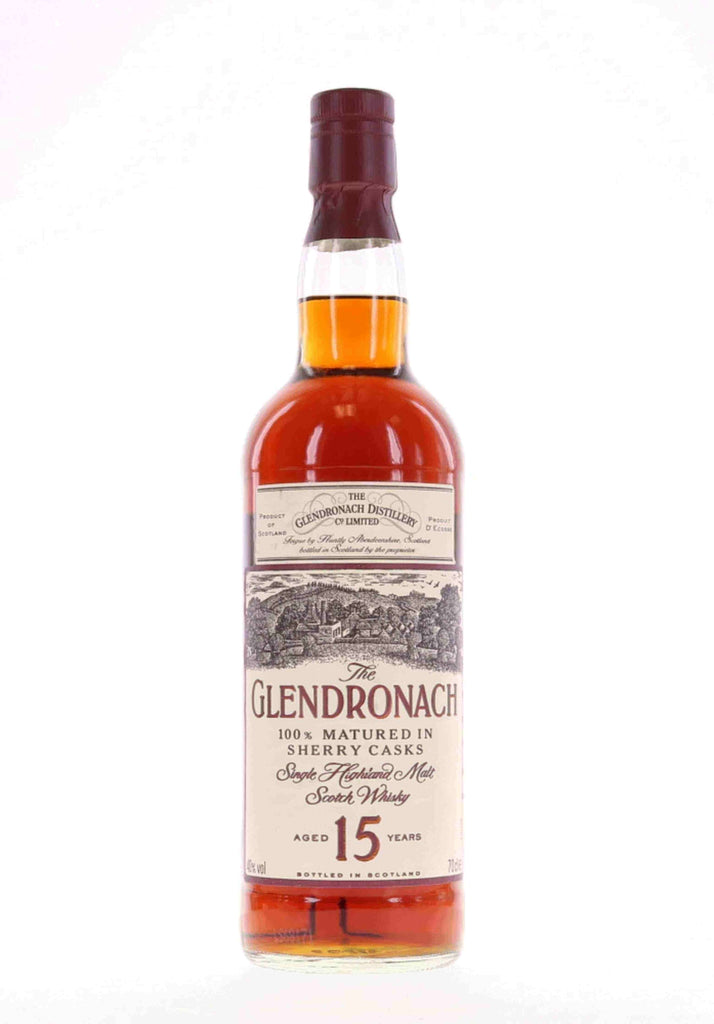 Glendronach 15 Year Old Sherry Casks 1990s Old France Import - Flask Fine Wine & Whisky