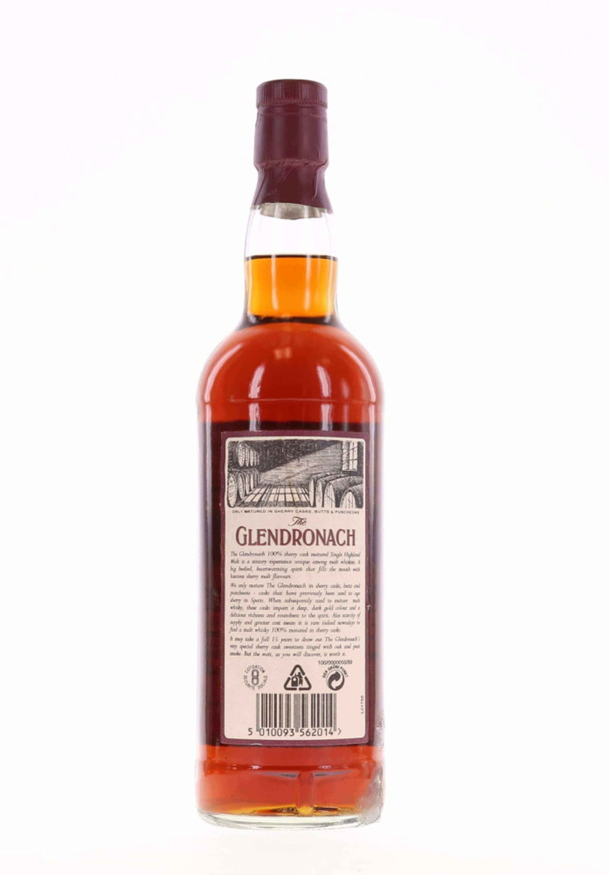 Glendronach 15 Year Old Sherry Casks 1990s Old France Import - Flask Fine Wine & Whisky