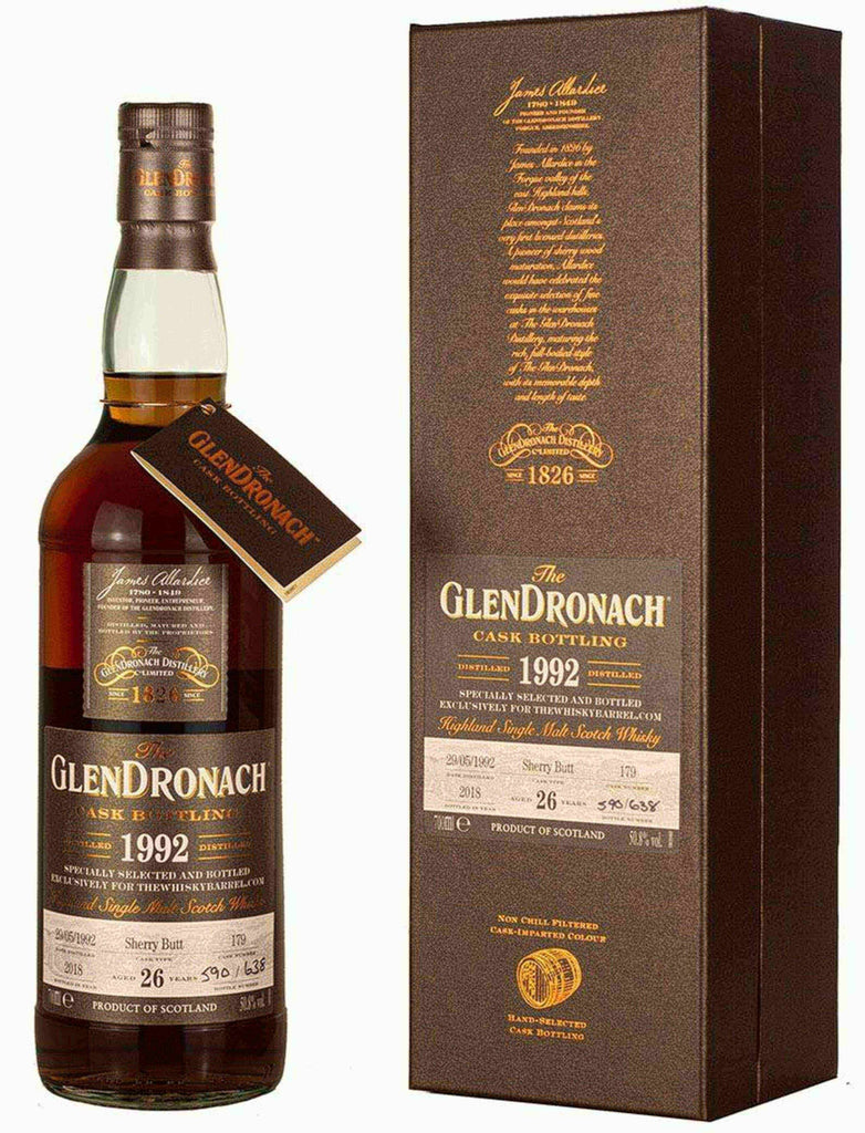 Glendronach 1992 26 Year Old Cask #180 - Flask Fine Wine & Whisky
