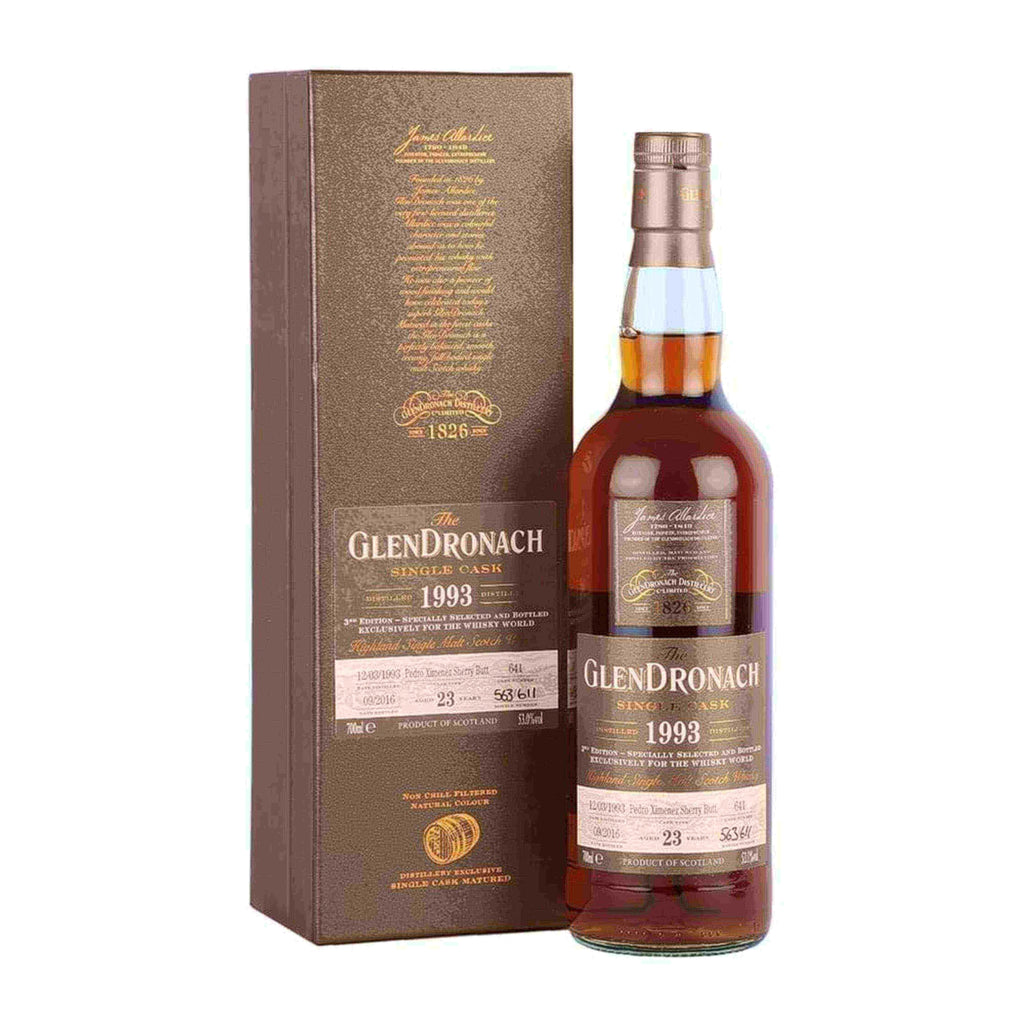 Glendronach 1993 23 Year Old  PX Puncheon #641 - Flask Fine Wine & Whisky