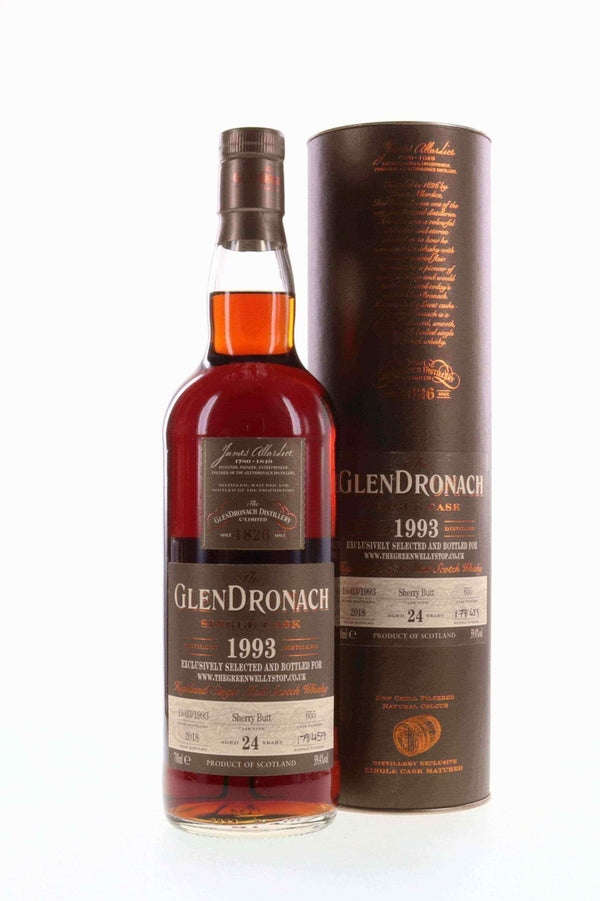 Glendronach 1993 24 Year Old #655 Green Welly Stop - Flask Fine Wine & Whisky