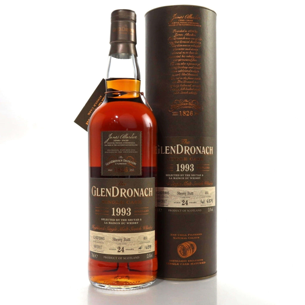 Glendronach 1993 Single Cask 24 Year Old #401 for The Nectar & LMDW - Flask Fine Wine & Whisky