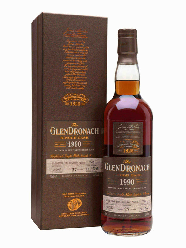 Glendronach Batch 15 27 Year Old 1990 Cask 7005 - Flask Fine Wine & Whisky
