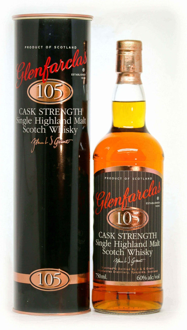 Glenfarclas 105 Cask Strength Early 2000s Tall Bottle - Flask Fine Wine & Whisky
