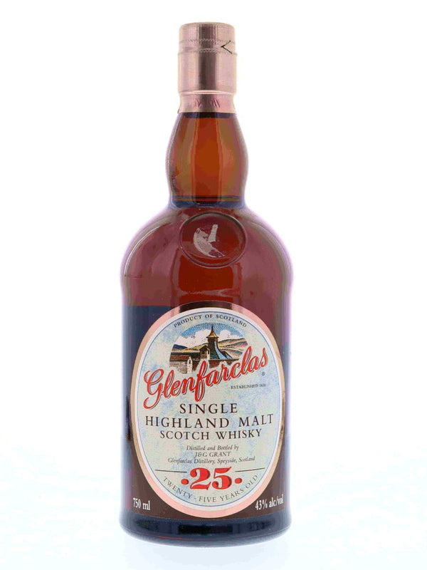 Glenfarclas 25 Year Old Single Malt Old Style 43% - Flask Fine Wine & Whisky