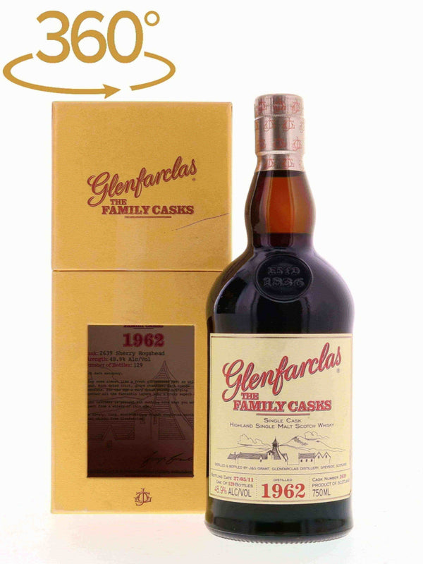 Glenfarclas The Family Casks 1962 # 2639 49 Year Old - Flask Fine Wine & Whisky