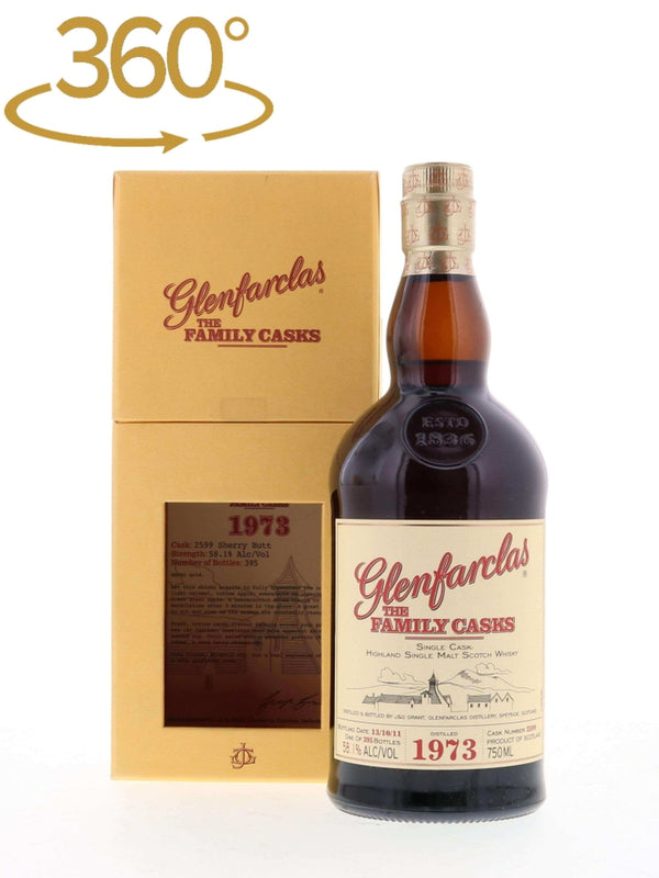 Glenfarclas 1973 38 Year Old Family Cask #2599 - Flask Fine Wine & Whisky