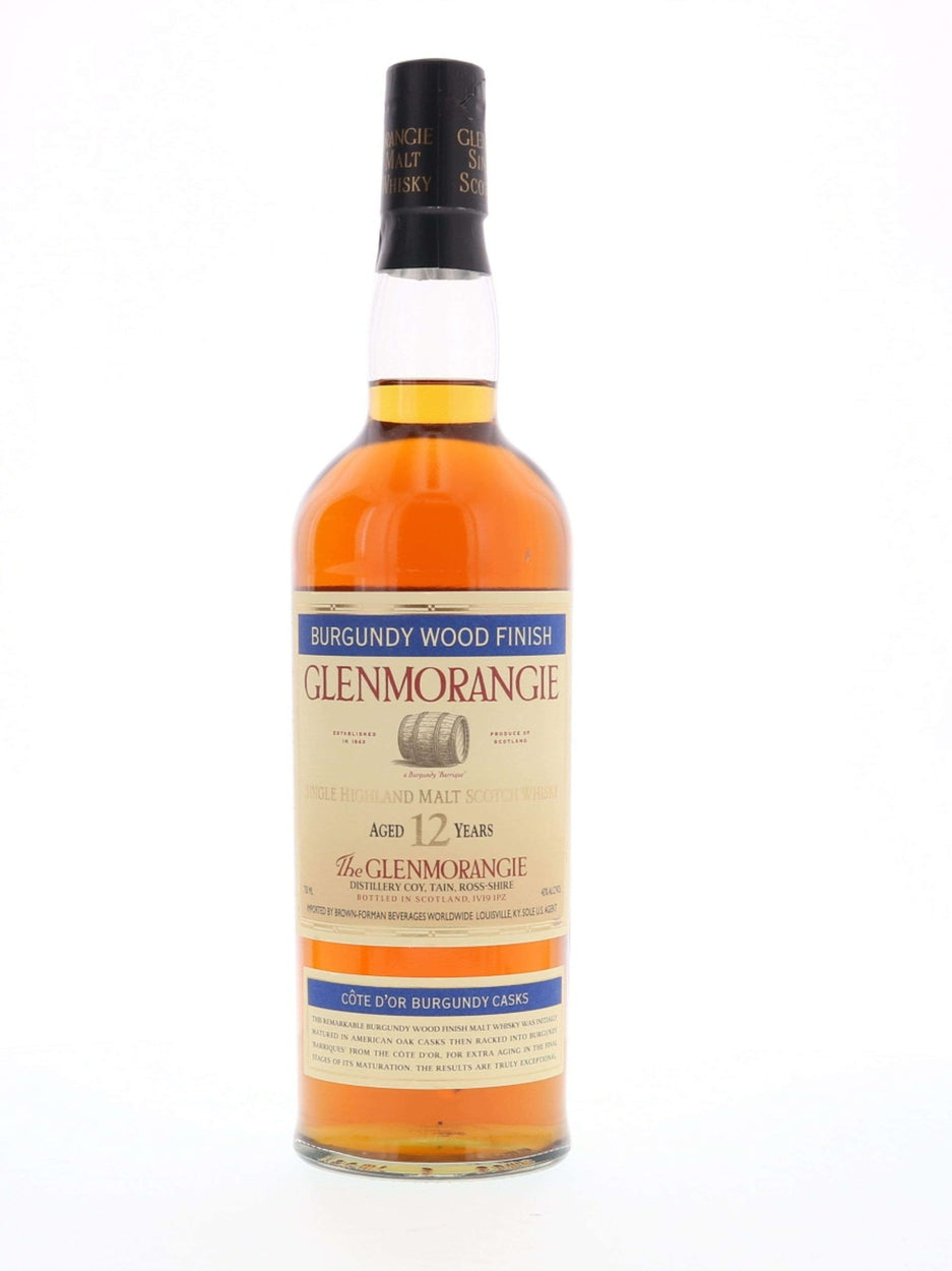 GLENMORANGIE BURGUNDY WOOD FINISH グレンモーレンジ バーガンディー ウッド フィニッシュ 700ml ウイスキー 箱入 未開封 古酒 E72997 Glenmorangie 12 Year Burgundy Wood Finish Single Malt Scotch