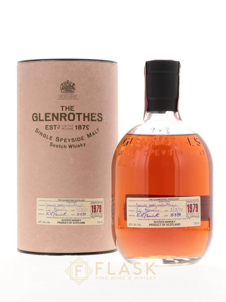 Glenrothes 1979 Bot.1994 750ml - Flask Fine Wine & Whisky