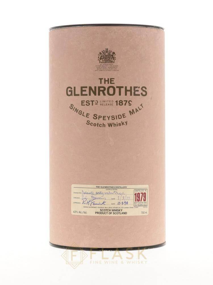 Glenrothes 1979 Bot.1994 750ml - Flask Fine Wine & Whisky