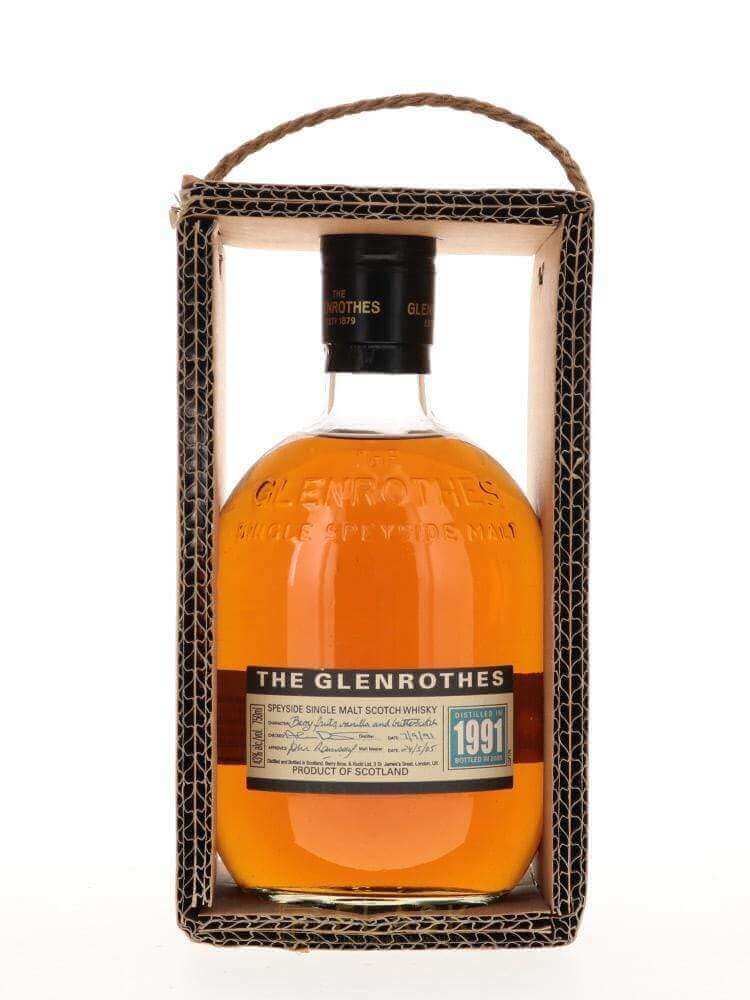 Glenrothes 1991 17 Year Old Single Malt Scotch Whisky - Flask Fine Wine & Whisky