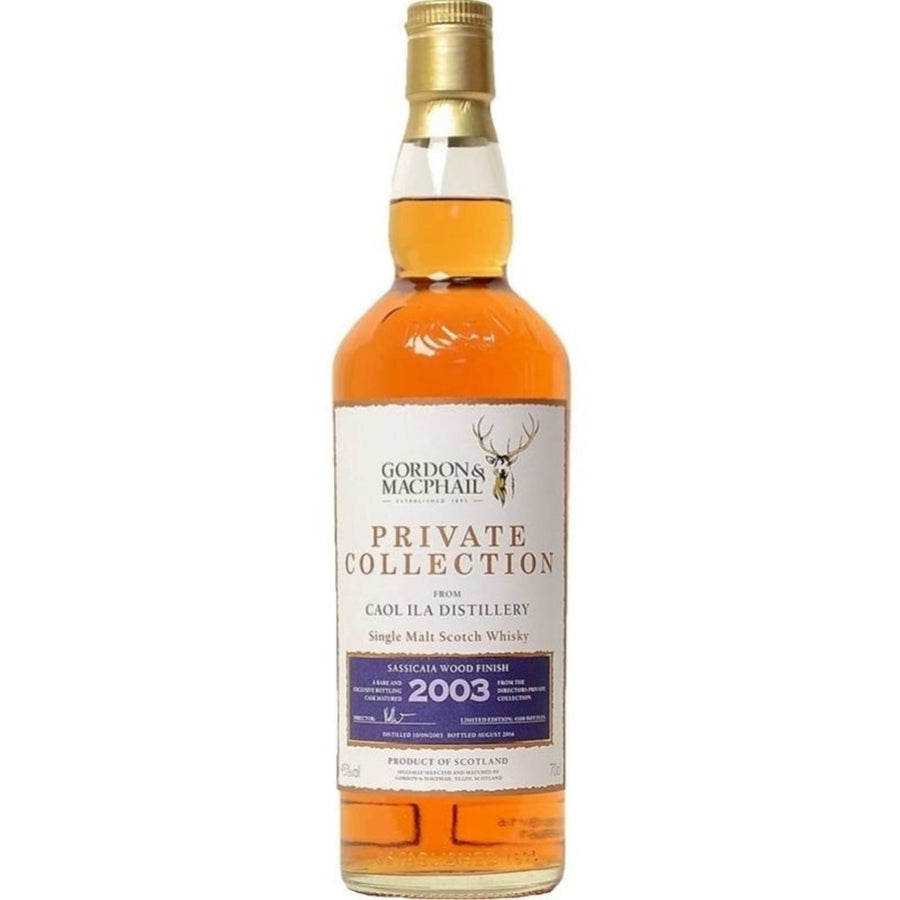 Gordon & MacPhail Private Collection Caol Ila Distillery 2003 Sassicaia Wood Finish - Flask Fine Wine & Whisky