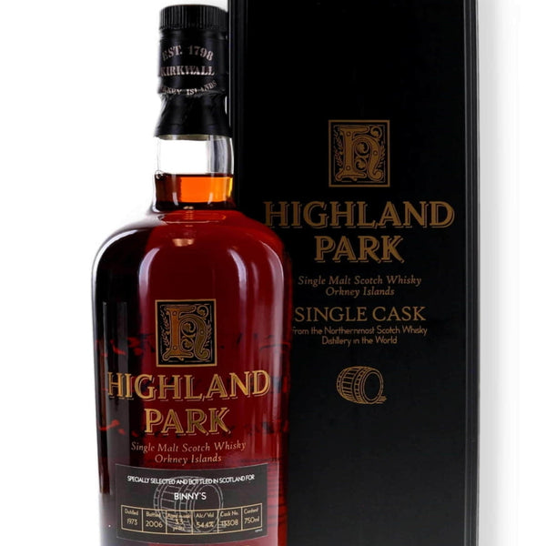 Buy Highland Park 1973 Single Cask 33 Year Old 13308 Binny s