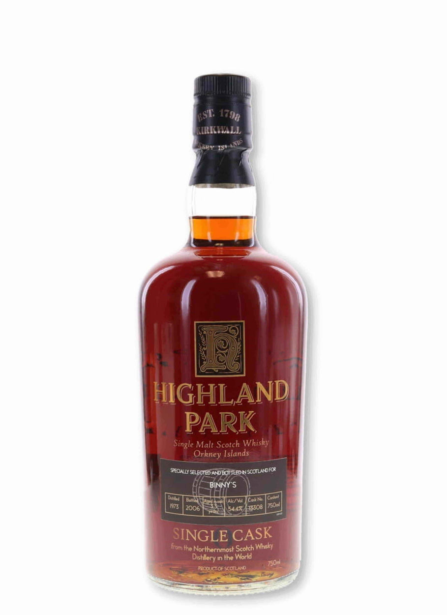 Highland Park 1973 Single Cask 33 Year Old #13308 Binny's - Flask Fine Wine & Whisky