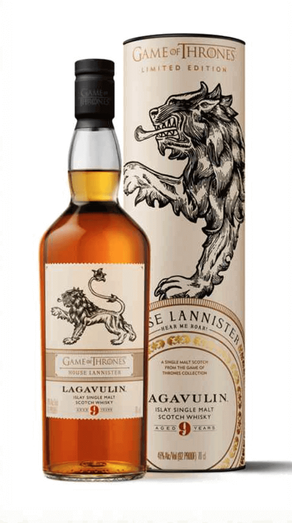 House Lannister Lagavulin Islay Single Malt Scotch Aged 9 years - Flask Fine Wine & Whisky