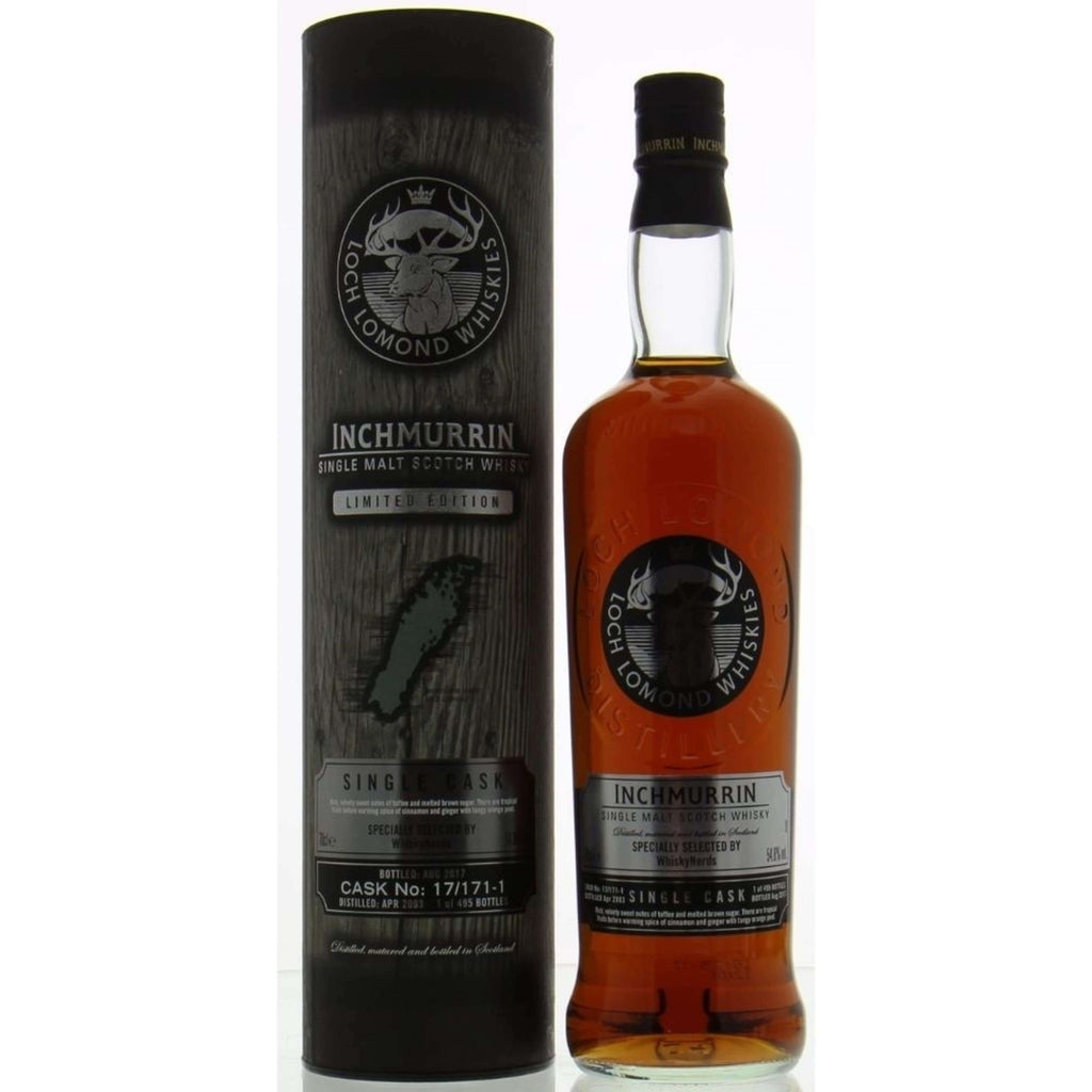 Inchmurrin 14 Years Old 'Executive' For WhiskyNerds Cask:17/171-1 54.6% 2003 - Flask Fine Wine & Whisky